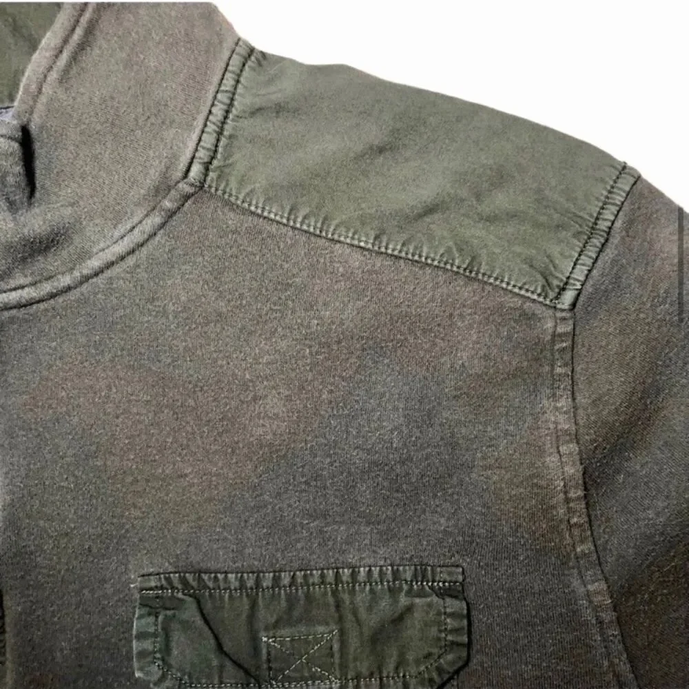 Banana Republic Long Sleeve Cotton Pullover in Faded Olive Green Men’s Large
